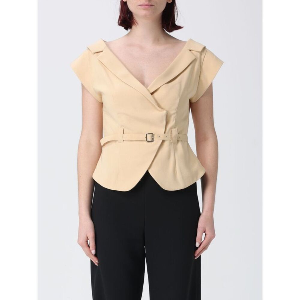 Patrizia Pepe Waistcoat Woman Yellow